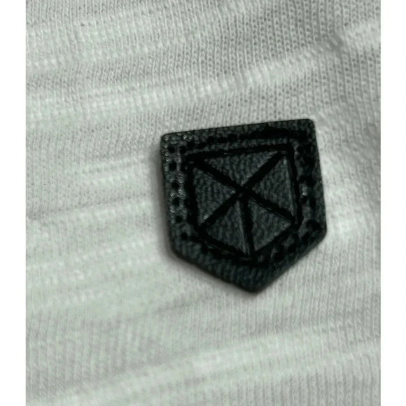 Jack and Jones  100 % cotton Tee shirt , white ,lightweight,Textured,resortwear - Picture 13 of 15